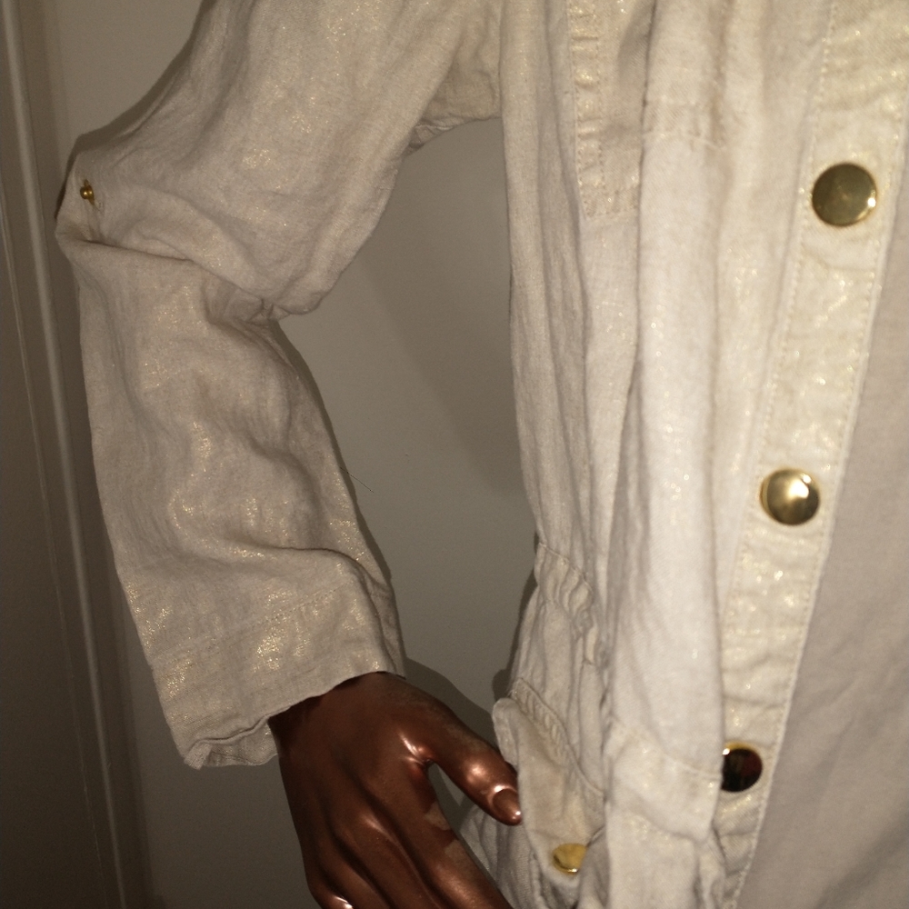 Women's charter club khaki jacket - Picture 5 of 6